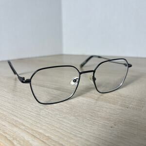 Vernon Gantry No11M/Gun Adrian Eyeglasses Black Metal Frames 53-18-145 READ DESC
